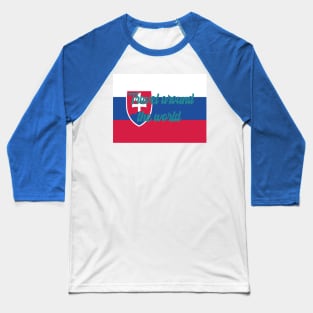 Travel Around the World - Slovakia Baseball T-Shirt